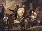 Bernardo Cavallino The adoration of the Magi oil painting artist